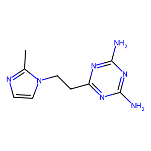 Koop 6-(2-(2-Methyl-1H-imidazol-1-yl)ethyl)-1,3,5-triazine-2,4-diamine - Hoge Kwaliteit